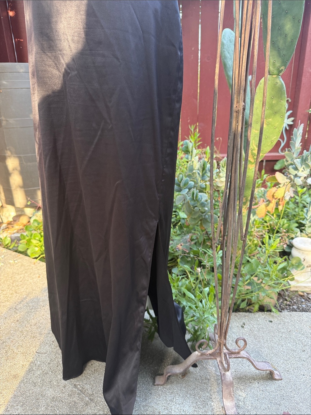12th Tribe Black Backless Dress - Picture 4 of 10